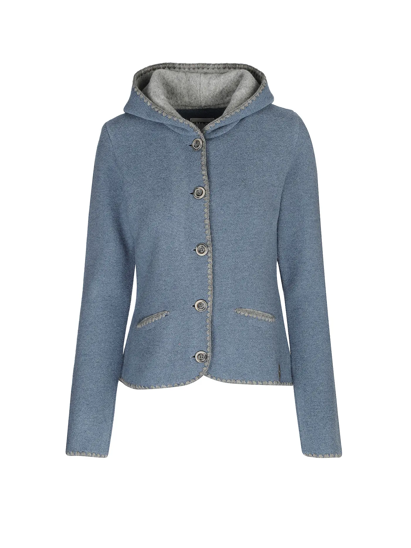 STAPF | Strickjacke Tailored Fit LOREA | blau